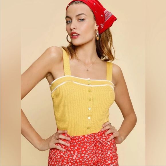 Rouje Jaja top in yellow Size 38 - Picture 1 of 10